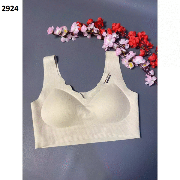 BenneLica Stylish Miniset 2924 Bra Cewek Tanpa Kawat Busa Tebal Air Bra Fashion Wanita Elastis Lembut Lentur Ready Jumbo / Over / Big / + Size