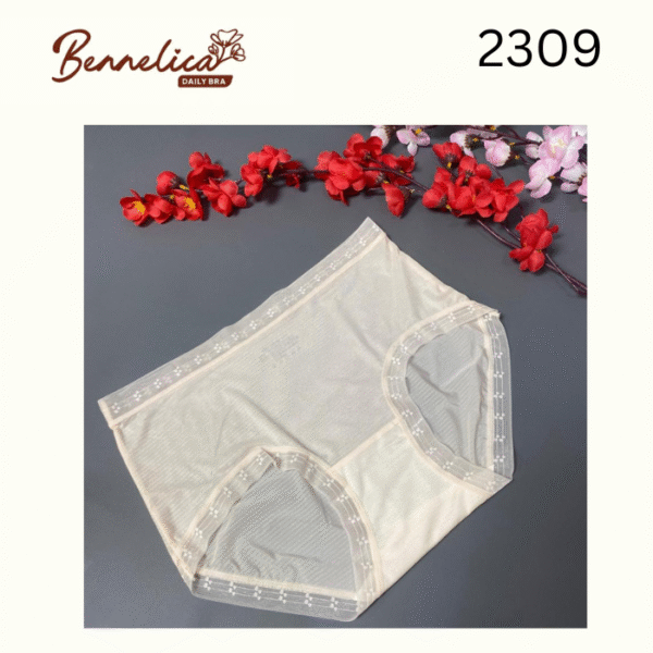 BenneLica Stylish CD 2309 Celana Dalam Cewek Wanita Dewasa Woman Underwear Woman Fashion Tipis Kuat Nyaman Ready Jumbo / Over / Big / + Size - Image 3