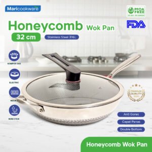 honeycomb wok pan