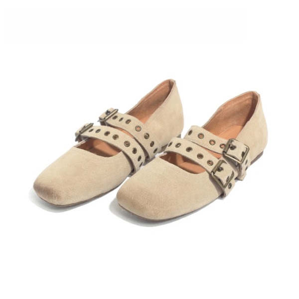 BenneLica Sepatu Fantofel Datar Wanita Korea Flat Pantofel Shoes Jalan / Santai / Walk / Leisure 8186-1 + Free Box - Image 2